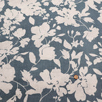 Angel Soft Finish Linen Print Fabric - Flower - nomura tailor