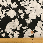 Angel Soft Finish Linen Print Fabric - Flower - nomura tailor