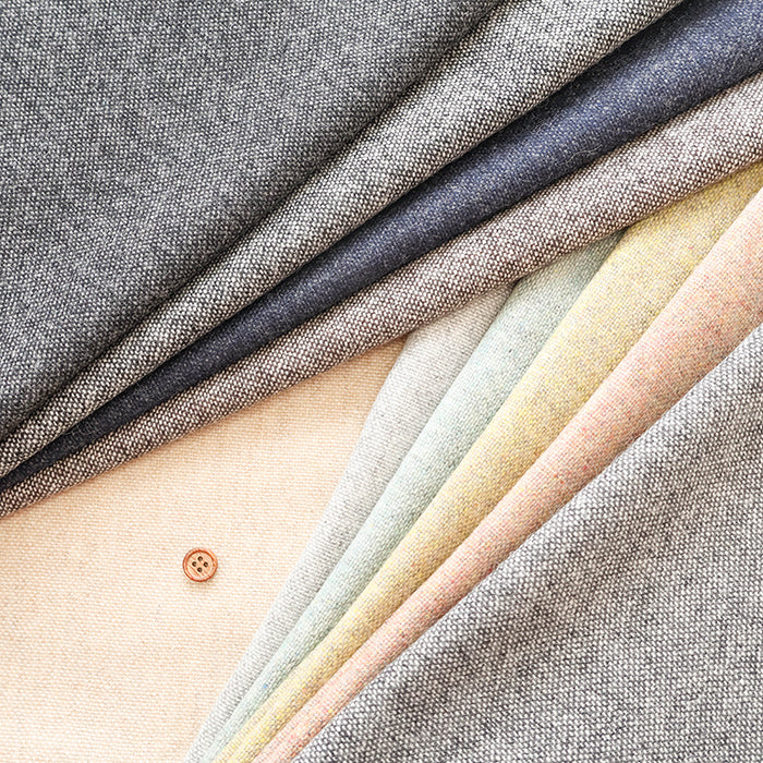 Fabric Tweed Fabric - Plain - nomura tailor