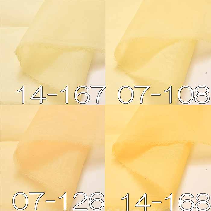 Polyester Organdy plain warm color - nomura tailor