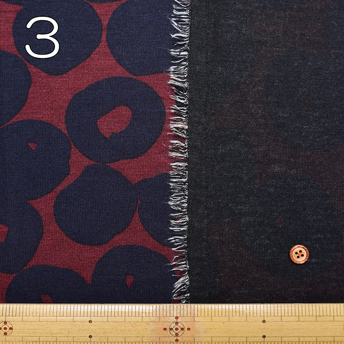 Tencel Reversible Print Fabric - Donut - nomura tailor