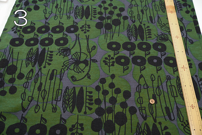 Acrylic Wool Jersey Print Fabric - Nordic - nomura tailor