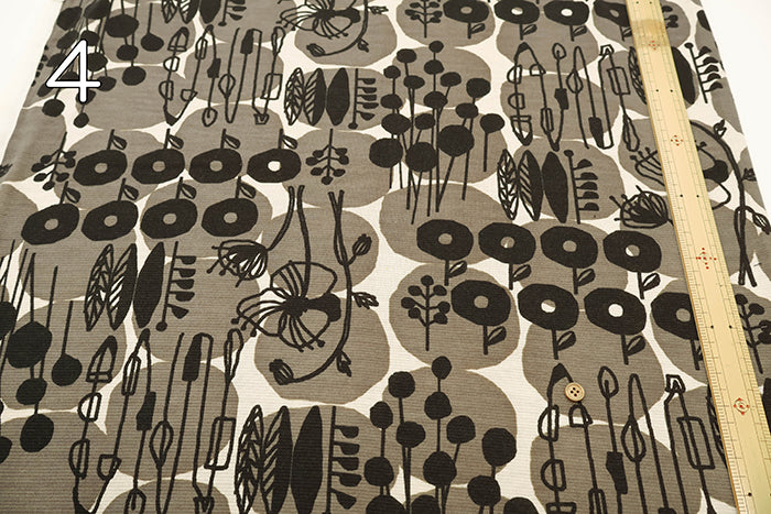Acrylic Wool Jersey Print Fabric - Nordic - nomura tailor