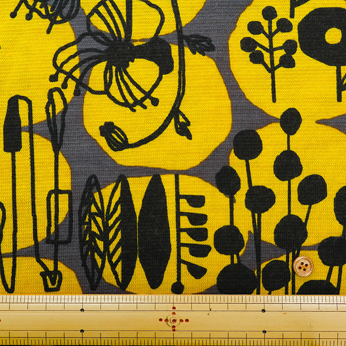 Acrylic Wool Jersey Print Fabric - Nordic - nomura tailor