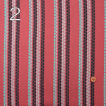 Polyester High-de Chine Satin Print Fabric - Stripe - nomura tailor