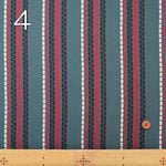 Polyester High-de Chine Satin Print Fabric - Stripe - nomura tailor
