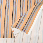 Polyester High-de Chine Satin Print Fabric - Stripe - nomura tailor