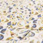 Cotton Strong-Twist Gas-Burned Jersey Print Fabric - Crescent - nomura tailor