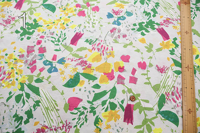 Cool Touch Cool Marvelous Knit Print Fabric - Wildflower - nomura tailor