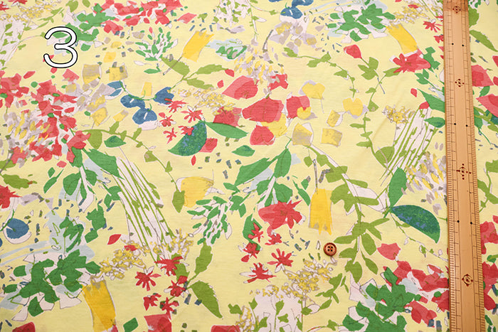 Cool Touch Cool Marvelous Knit Print Fabric - Wildflower - nomura tailor