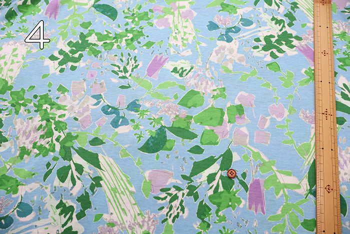 Cool Touch Cool Marvelous Knit Print Fabric - Wildflower - nomura tailor