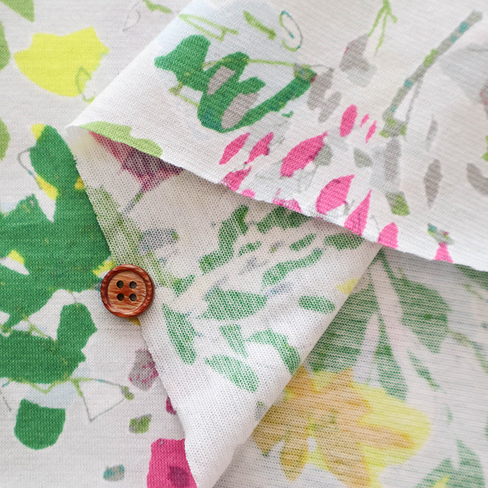 Cool Touch Cool Marvelous Knit Print Fabric - Wildflower - nomura tailor
