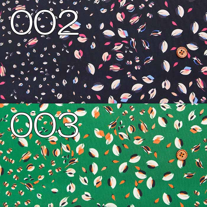 Polyester Crepe de Chine Print Fabric – Flower - nomura tailor