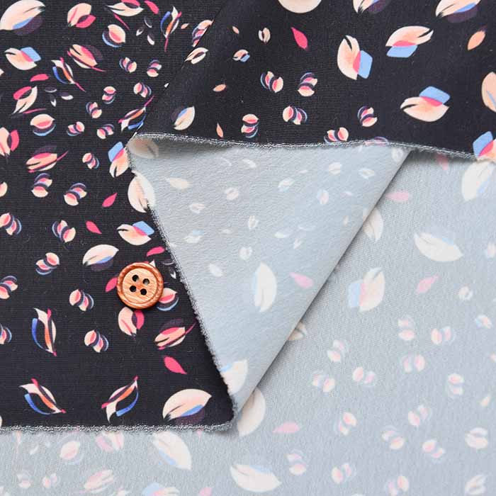 Polyester Crepe de Chine Print Fabric – Flower - nomura tailor