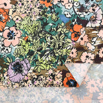 Polyester Crepe de Chine Transfer Print Fabric - Flower - nomura tailor