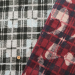 Yarn-Dyed Pile Jacquard Fabric -  Check - nomura tailor