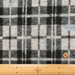 Yarn-Dyed Pile Jacquard Fabric -  Check - nomura tailor