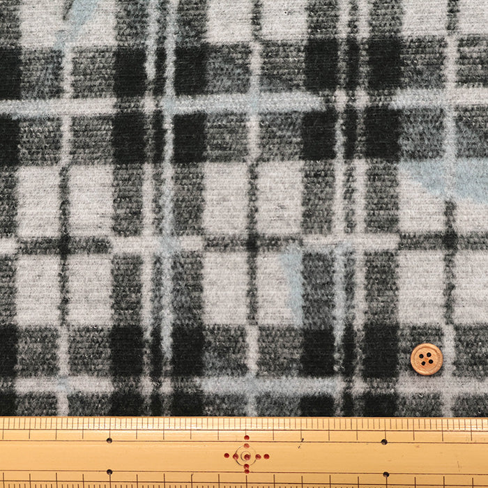 Yarn-Dyed Pile Jacquard Fabric -  Check - nomura tailor