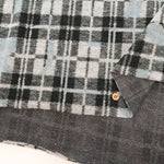 Yarn-Dyed Pile Jacquard Fabric -  Check - nomura tailor