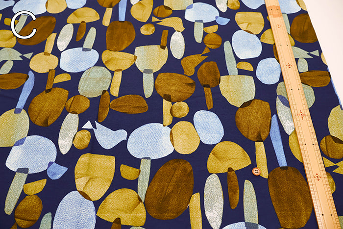 Cotton 30SZ Jersey Print Fabric - Motif - nomura tailor