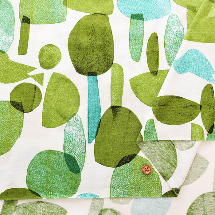 Cotton 30SZ Jersey Print Fabric - Motif - nomura tailor