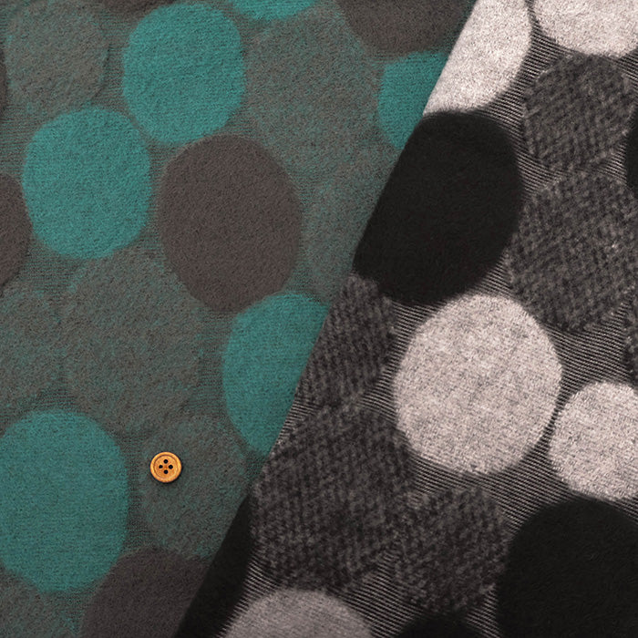 Pile Jacquard Fabric -  Dot - nomura tailor