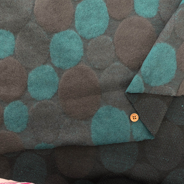 Pile Jacquard Fabric -  Dot - nomura tailor