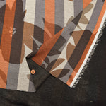 Lyocell Reversible Knit Print Fabric – Stripe Flower - nomura tailor