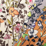 Polyester Prime Impact Fabric - Botanical Flower - nomura tailor