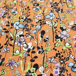 Polyester Prime Impact Fabric - Botanical Flower - nomura tailor