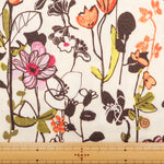 Polyester Prime Impact Fabric - Botanical Flower - nomura tailor