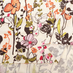 Polyester Prime Impact Fabric - Botanical Flower - nomura tailor