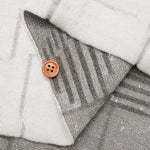 Made in Korea Fleece Pile Jacquard Fabric – Lines - nomura tailor