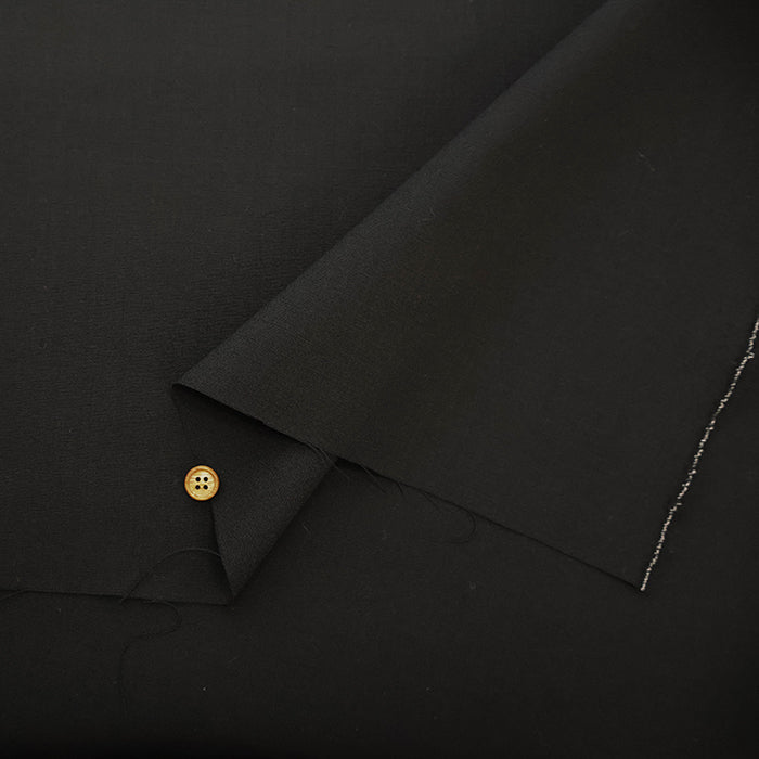 Wool Poplin Fabric - Plain - nomura tailor