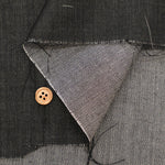 Wool Denim Fabric - Plain - nomura tailor