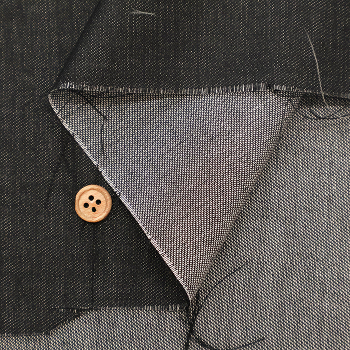 Wool Denim Fabric - Plain - nomura tailor