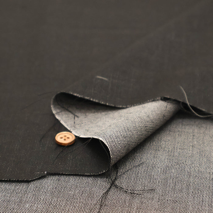 Wool Denim Fabric - Plain - nomura tailor