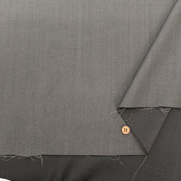 Wool Polyester Twill Fabric - Plain - nomura tailor