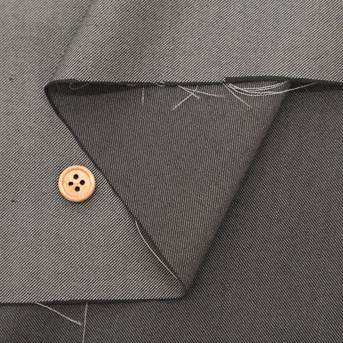 Wool Polyester Twill Fabric - Plain - nomura tailor