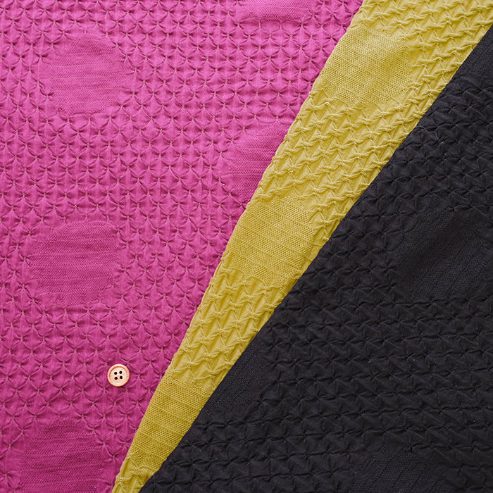 Tencel Knit Jacquard Fabric - Dots - nomura tailor