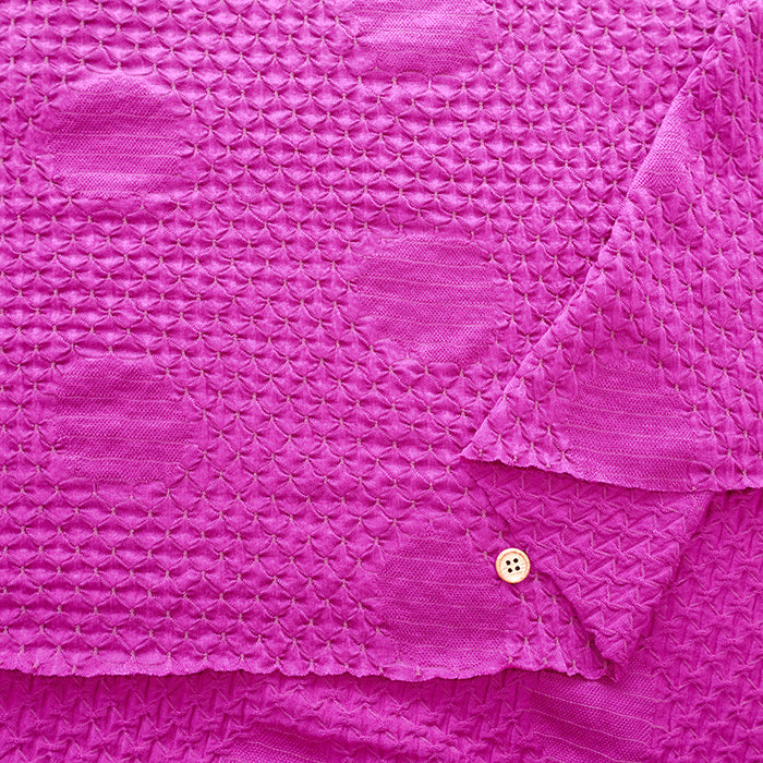 Tencel Knit Jacquard Fabric - Dots - nomura tailor