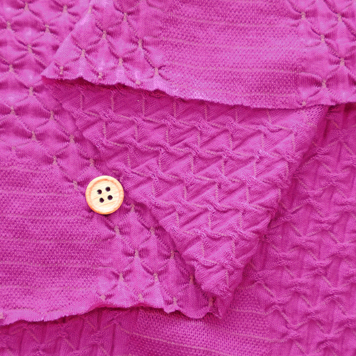 Tencel Knit Jacquard Fabric - Dots - nomura tailor