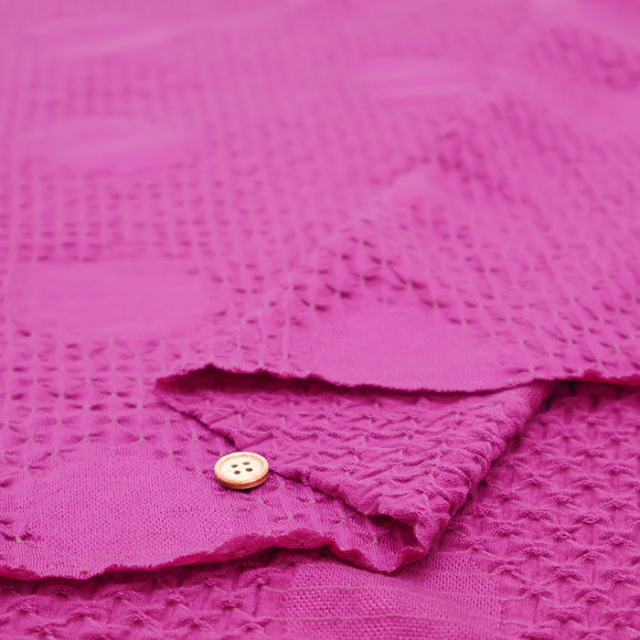 Tencel Knit Jacquard Fabric - Dots - nomura tailor