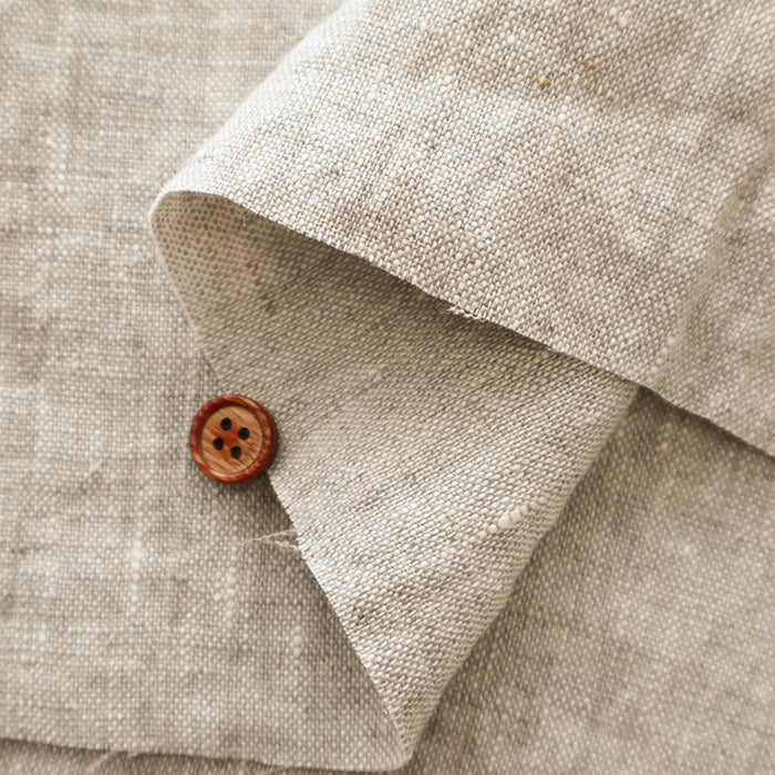 One-Wash Linen Fabric - Plain - nomura tailor