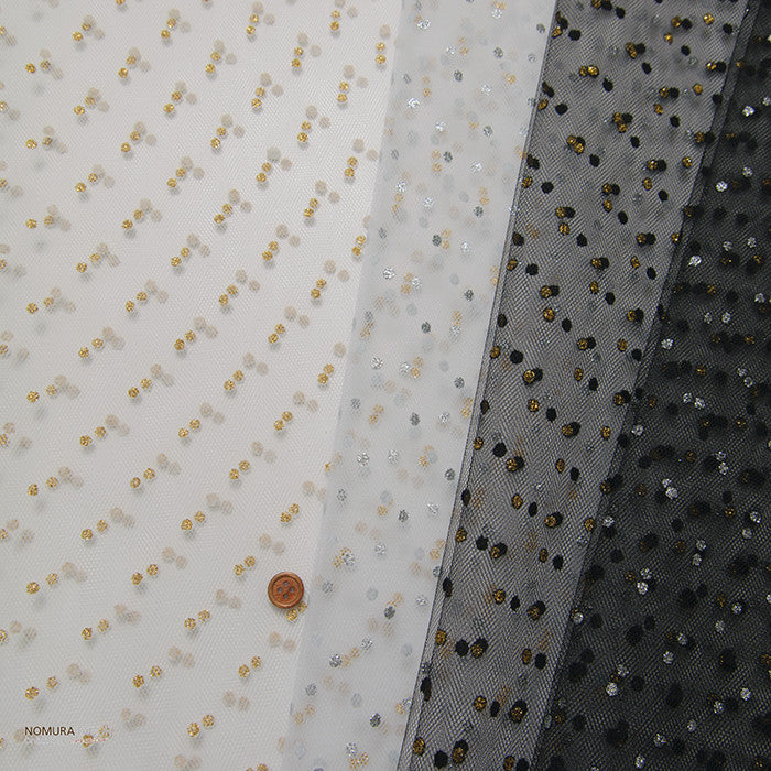 Ramedot glitter tulle fabric - nomura tailor