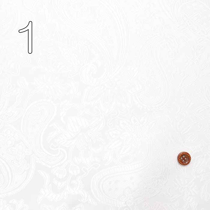 Polyester Jacquard fabric Paisley - nomura tailor