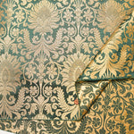 Made in India Lamé Jacquard Fabric - Botanical - nomura tailor