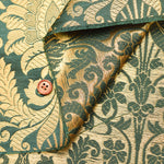 Made in India Lamé Jacquard Fabric - Botanical - nomura tailor