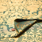 Made in India Lamé Jacquard Fabric - Botanical - nomura tailor