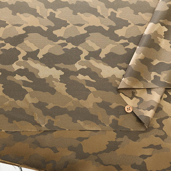 Polyester Cation Jacquard Fabric - Camouflage - nomura tailor